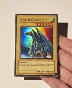 Yugioh Luster Dragon LOD-050 Super Rare LP - Image 1
