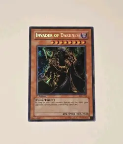 Yugioh Invader of Darkness IOC-111 Invasion of Chaos 1st Edition Secret Rare HP - Image 1