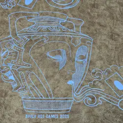 2-Player Fabric TCG Playmat FROST Charcoal Yugioh Duality SPICYHOT pvramid - Image 4