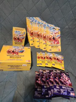 ONE PIECE OP15/EB04 ADVENTURE ON KAMI’S ISLAND LOT PACKS + BOOSTER BOX - Image 1