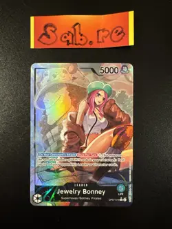 MINT/NM Condition Jewelry Bonney Leader Alt Art OP07-019 One Piece English Card - Image 1