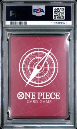 2022 ONE PIECE OP01-ROMANCE DAWN #002 TRAFALGAR LAW PRE ERRATA PSA 10 - Image 2