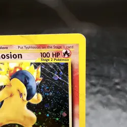 Typhlosion Holo 17/111 Neo Genesis WOTC Unlimited Rare Pokemon TCG Damaged ⭐ - Image 4