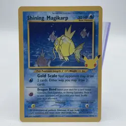 Shining Magikarp - #66/64 - Pokemon Celebrations Classic Collection Pack Fresh - Image 1