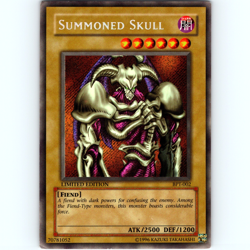 Yugioh Summoned Skull BPT-002 Limited Edition Secret Rare Holo - MP-LP 💎 - Image 1