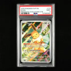 PSA 9 MINT 2025 Pokemon ENG Eevee H SVP EN 173 Promo - Image 1