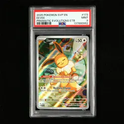 PSA 9 MINT 2025 Pokemon ENG Eevee H SVP EN 173 Promo - Image 2