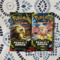 Pokemon TCG Perfect Order Mega Evolution Booster Packs X9 (READ DESCRIPTION) - Image 2