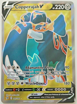 Copperajah V 187/192 Rebel Clash Pokemon - Image 1