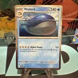 Pokemon Journey Together 041/159 Wailord Cosmos Holo Exclusive - Image 1