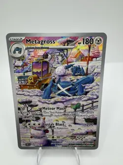 Pokemon Metagross Illustration Rare Holo 178/162 SV05: Temporal Forces - Image 1