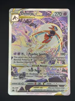Pokemon - Deoxys VSTAR - GG46/GG70 Crown Zenith Galarian Gallery - Near Mint - Image 1