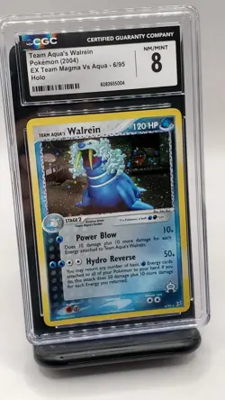 Walrein - Pokemon EX Team Magma Vs Aqua Holo 6/95, NM/Mint (CGC 8) - Image 1