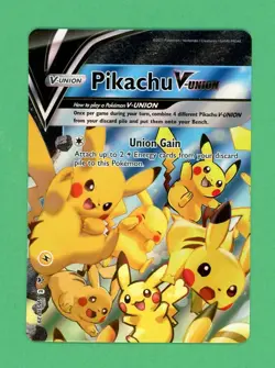 Pickachu V- Union Pokemon Sword & Sheild Promo Full Set SWSH139 - SWSH142 NM - Image 2