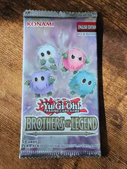 Yu-Gi-Oh! Brothers of Legend - Booster Pack 1st Edition TCG Yugioh - Image 1