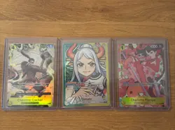 One Piece CCG |Yamato OP06-022|Flampe EB01-056|Cracker OP03-108| All NM - Image 1