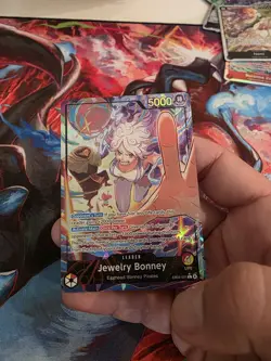 Bandai Jewelry Bonney ALT Leader EB04-001 Holo 5000 One Piece CCG - Image 1