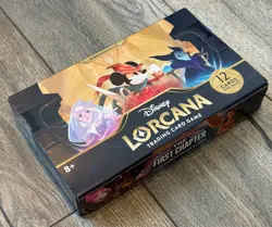 Disney Lorcana: The First Chapter Sealed Booster Box EN02 - 2024 Print- DAMAGED - Image 1