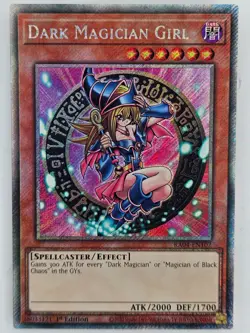 Yu Gi Oh - RA04-EN107 Dark Magician Girl Alt Art 3 - Platinum Secret Rare - Image 1