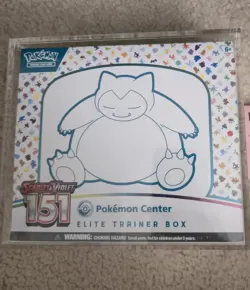 Scarlet & Violet 151 Pokemon Center Elite Trainer Box Factory Sealed w/ Acrylic - Image 1