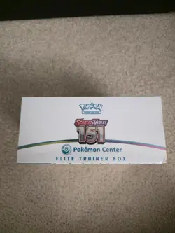 Scarlet & Violet 151 Pokemon Center Elite Trainer Box Factory Sealed w/ Acrylic - Image 3