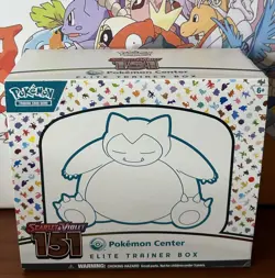 🔸POKEMON CENTER Scarlet & Violet 151 Snorlax Elite Trainer Box🔹 - Image 1