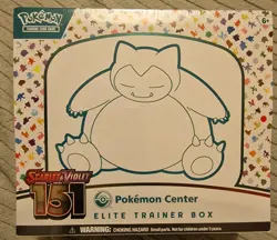 Pokemon Center 151 Elite Trainer Box ETB Scarlet Violet TCG 820650854668 - Image 1