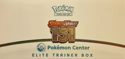 Pokemon Center 151 Elite Trainer Box ETB Scarlet Violet TCG 820650854668 - Image 3