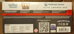 Pokemon Center 151 Elite Trainer Box ETB Scarlet Violet TCG 820650854668 - Image 5