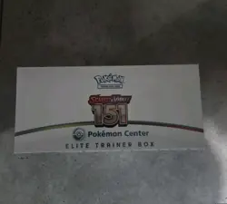 Pokemon TCG Scarlet & Violet 151 Pokemon Center Elite Trainer Box Sealed - Image 5