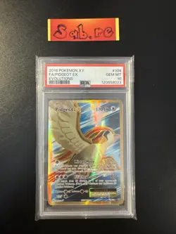 PSA 10 Pidgeot EX Full Art XY Evolutions 104/108 Pokemon Card - Image 1
