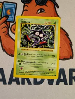 Tangela 66/102 Shadowless Base Set | Vintage WOTC Pokemon Card TCG - Image 1