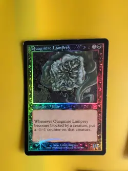 Quagmire Lamprey x3 1 has wear.Mercadian Masques FOIL. Magic the Gathering Card. - Image 2