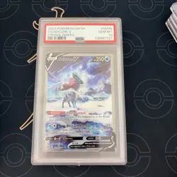 Pokemon Card Suicune V Gg38/gg70 PSA 10 Sword & Shield Crown Zenith - Image 1
