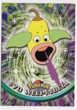 Weepinbell #70 Topps TV Animation Edition Pokemon Card - Image 1