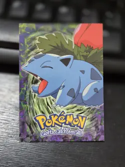 Pokemon Topps 1999 TV Animation Episode Card E2 Ivysaur #02 Black Logo Non Holo - Image 1