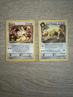 Pokemon Cards Meowth Dark Persian Rocket Set With Bonus Gift - Image 1