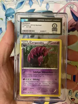 Pokemon TCG Scolipede 53/146 XY Rare German- CGC WORLD RECORD BREAKS-1 Of 1 Card - Image 1