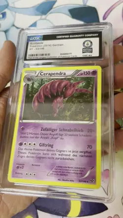 Pokemon TCG Scolipede 53/146 XY Rare German- CGC WORLD RECORD BREAKS-1 Of 1 Card - Image 2
