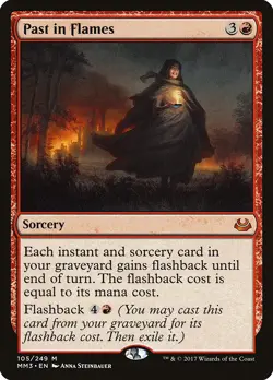 Past in Flames Modern Masters 2017 NM Red Mythic Rare MAGIC MTG CARD ABUGames - Image 1
