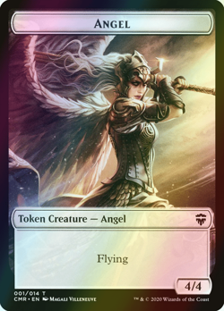 MTG Angel Foil ** Commander Legends Tokens ** English (NM) - Image 1