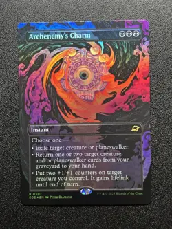 Archenemy's Charm (Borderless) Edge of Eternities [307] Foil Free Ship WW - Image 1
