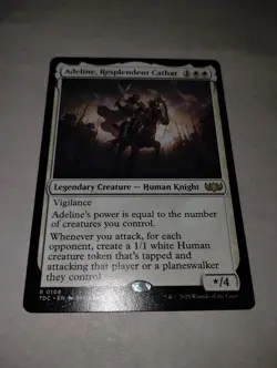 1x Adeline, Resplendent Cathar, Tarkir Dragonstorm Commander, Magic MTG NM - Image 1