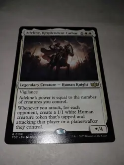 1x Adeline, Resplendent Cathar, Tarkir Dragonstorm Commander, Magic MTG NM - Image 2