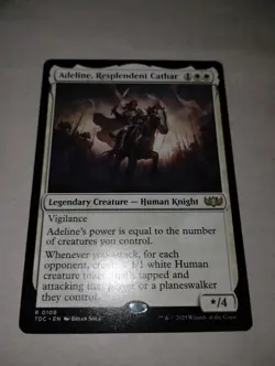 1x Adeline, Resplendent Cathar, Tarkir Dragonstorm Commander, Magic MTG NM - Image 3