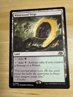 Wastewood Verge (NM Non-Foil) DFT-0268 Rare MTG - Image 1
