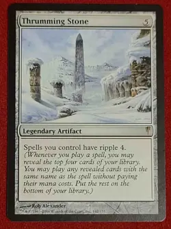 THRUMMING STONE, MAGIC THE GATHERING COLDSNAP NEAR MINT MTG NM - Image 1