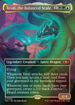 MTG Teval, the Balanced Scale Borderless Foil ** tdc ** En - Image 1