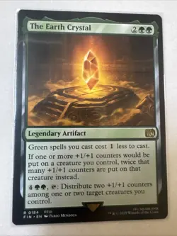 MTG Magic the Gathering The Earth Crystal (184/764) Final Fantasy LP - Image 1