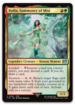 Rydia, Summoner of Mist #239 (NM) Final Fantasy FIN Magic MTG - Image 1